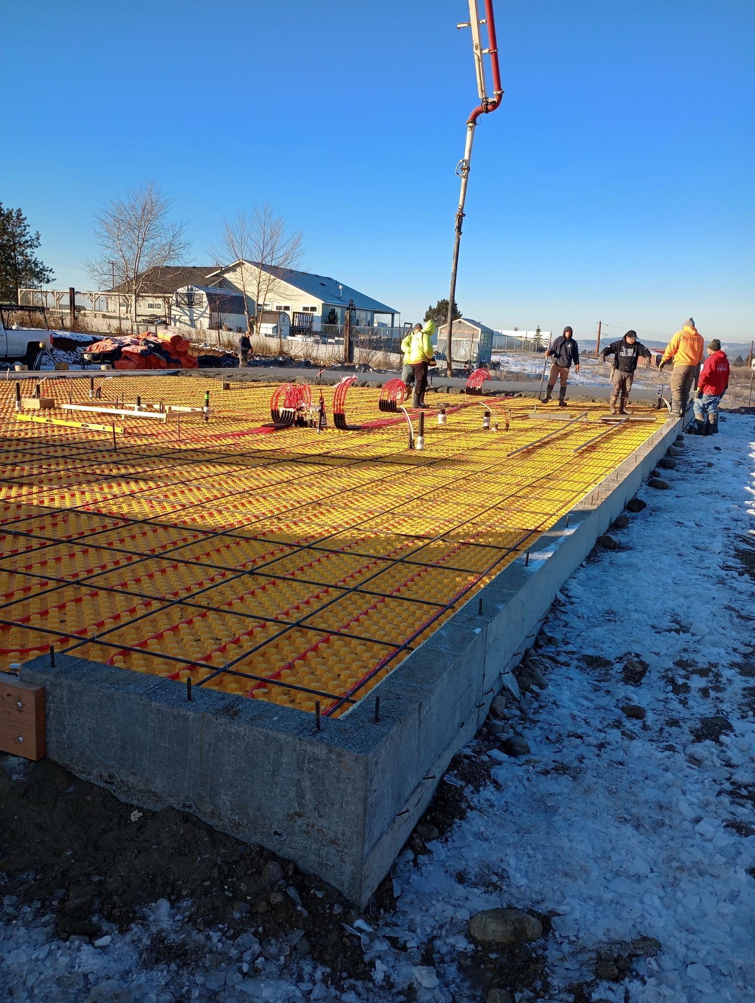 Spirit Lake concrete project 2