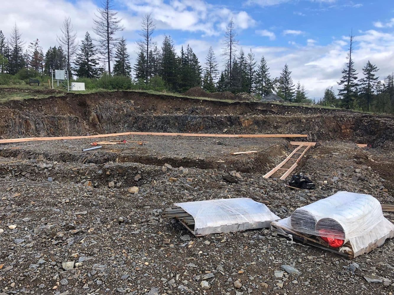 Spirit Lake concrete project 3
